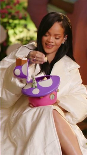 Rihanna debutes the smurfiest accessory - coming soon to Cinemark! #SmurfsMovie in theatres July 18.