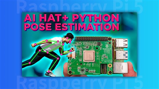 树莓派 AI HAT 上的 YOLO 姿势估计 | 编写 Python 脚本