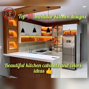 10K views · 36 reactions | Top  Modular kitchen furniture designs/Beautiful kitchen cabinets and colours ideas/2025  | Pooja Furniture jaipur | Facebook