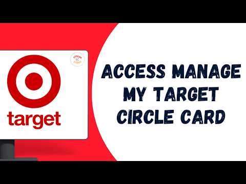 HOW TO ACCESS MANAGE MY TARGET CIRCLE CARD ON TARGET