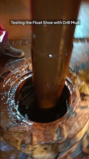 Testing the 9-5/8in Float Shoe #oilandgas #drillingoperations #oilwelldrilling #casing
