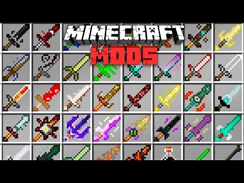 ОБЗОР МОДОВ ПО МАЙНКРАФТУ! МОД НА 100 НОВЫХ ВИДОВ МЕЧЕЙ 100% ТРОЛЛИНГ ЛОВУШКА MINECRAFT