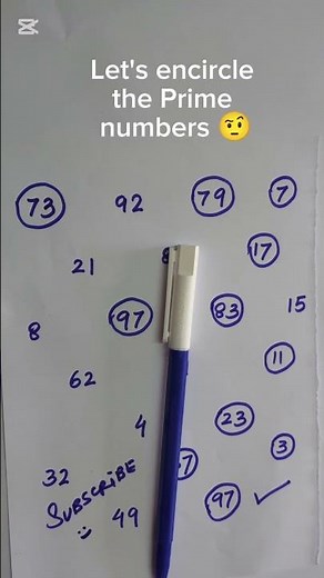 circle the prime numbers | maths by bushra