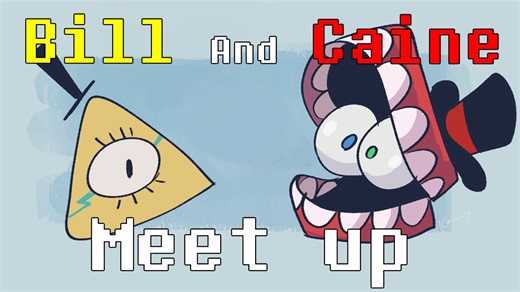 "Bill and Caine Meet up." A TADC and Gravity Falls Comic Dub Compilation