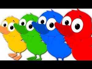 Learn Colors | Learn Colors With Ducks | Duck Song | Learning Videos For Kids | Baby Song | Zebra