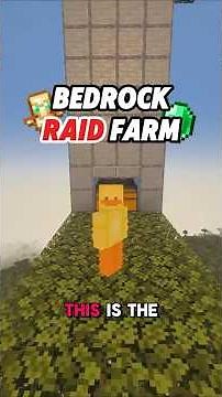 This is the Best and Easiest automatic raid farm in minecraft Bedrock-Bedrock Raid farm