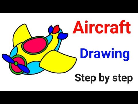 Aircraft drawing Toutorial for beginners #aircraft #air #foryou #artscraft #viral #easydrawing #art
