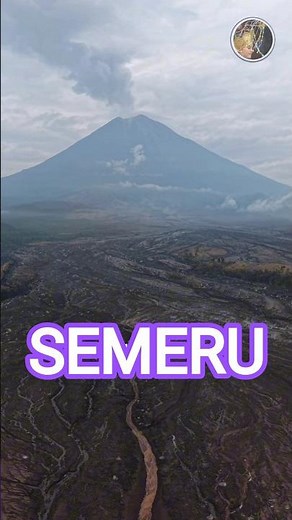 This is the highest mountain on Java Island! #shorts #mountsemeru #eastjava #volcano