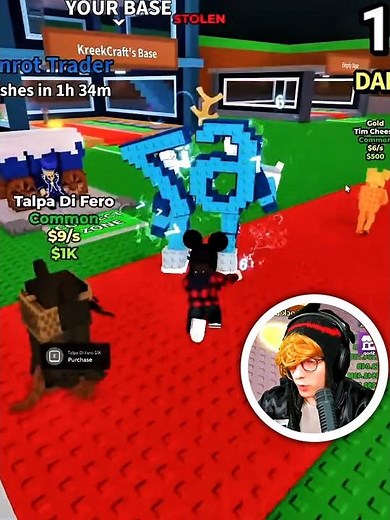 Never Give Up Kreekcraft ❤️‍🩹#roblox #brainrot #stealabrainrot