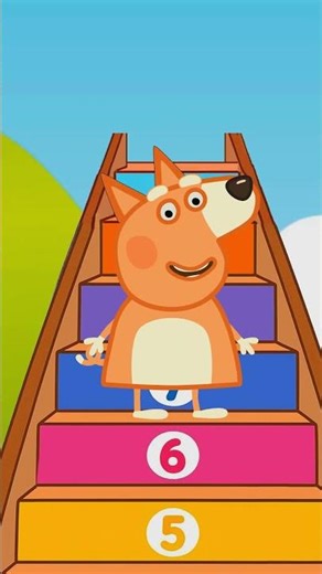 Numbers 1 to 7 for Toddlers #shorts #kids #kidssong #preschool #kindergarten