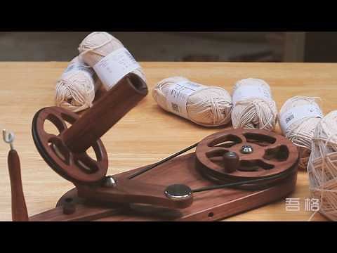 Woodworking DIY Homemade yarn winder -01
