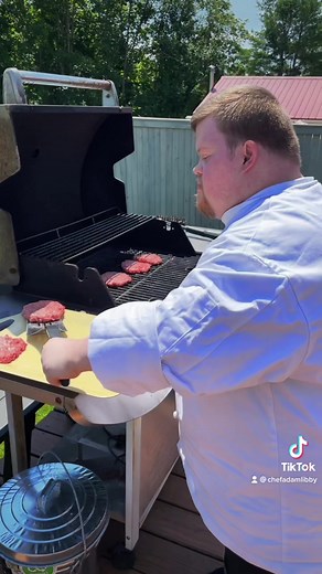 It was a beautiful day for a cookout with family #cookout #bbq #grilling #chef #cookingvideo #downsyndrome #fyp #maine #disabilitypridemonth #foodtok
