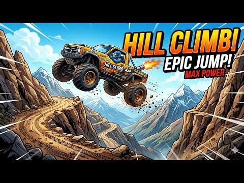 🔥 INSANE Hill Climb Racing Gameplay 32k Miter🚗💨 Crazy Stunts & Epic Crashes!