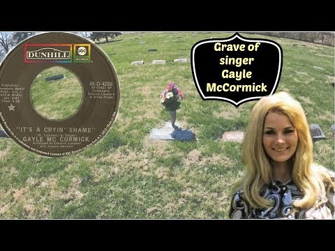 Grave of singer Gayle McCormick