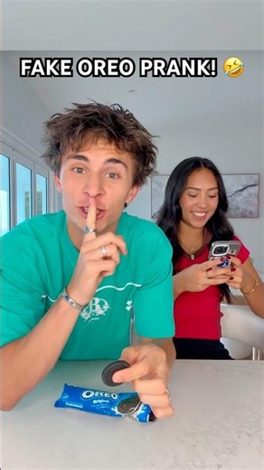 I PRANKED HER! 🤣🤫SUBSCRIBE FOR 7 YEARS OF GOOD LUCK! 🍀😅 - #dance #funny #couple #shorts