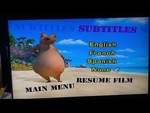 Madagascar 2005 DVD Menu Walkthrough