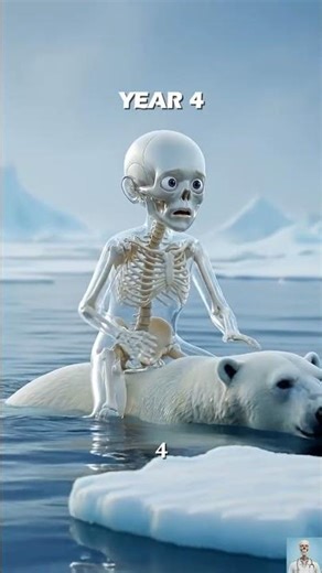 What If You Were Raised by Polar Bears? #3d #facts #educationalshorts #science