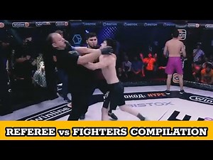 REFEREES vs FIGHTERS Best Compilation / Refs can fight too 💪 2024 hd