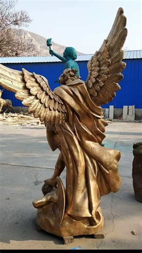Bronze St Michael Archangel Statue