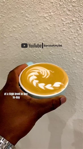 A Vortex Tulip Latte Art #coffeeart #coffee