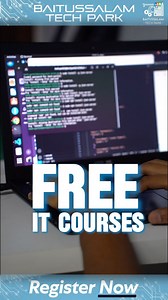 25K views · 1.4K reactions | Register now at Baitussalam Tech Park and start your career in tech. Registration: https://baitussalam.org/tech-park For any query WhatsApp:+92-333-0189367 #TechEducation #BaitussalamWelfareTrust #BaitussalamTechPark #EducationForAll #freecourses #itcourses | Baitussalam Welfare Trust | Facebook