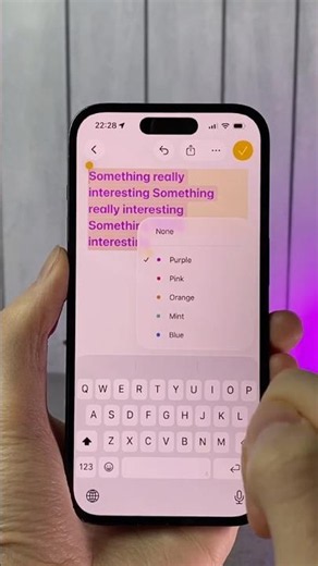 How to Highlight Text in the Notes on the iPhone