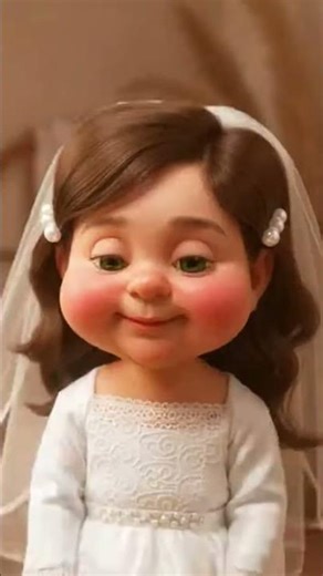 Bride #Bride #wedding #cute #girl #makeup #animation