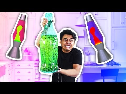 DIY How To Make GIANT COCA COLA LAVA LAMP!