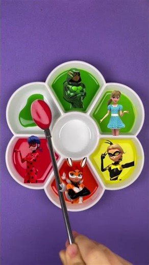 LADY BUG🎨 | #colormixing #colormixingmagic #recommendations #miraculousladybug #WOWCOLORS