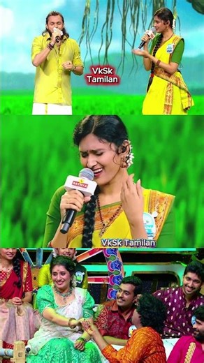 🤩சின்ன காம்புதான பூவதாங்குது..💥Super Singer Sridhar Sena and Meenakshi M I🔥 #song #love #viral #yt