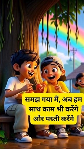 मेहनत vs मस्ती | कौन जीतेगा?The Carefree Friend – A Tale of Rain and Reward