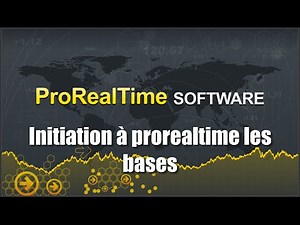 Tutoriel prorealtime - Les bases du logiciel