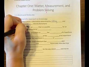 Introduction to Chemistry and the Scientific Method