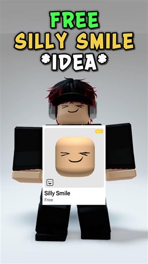 SILLY SMILE FACE FREE ITEMS ON ROBLOX #roblox