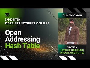 Open Addressing Hash Table | Data Structures Lecture 66 | The cs Underdog