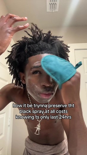 Preserving Black Spray for 24 Hours