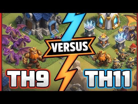 💥 The full TH9 army composition used (and why it works against TH11)