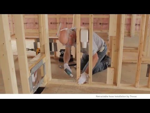 Retraflex retractable hose installation - new construction