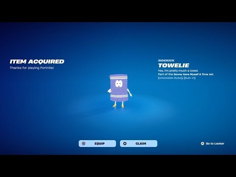 Is The TOWELIE Sidekick Worth 1,500 V-Bucks? (South Park TOWELIE Gameplay & Review)