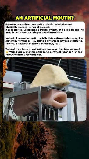 Scientists Built a Mouth That Speaks Like a Human #curiosity #mistery