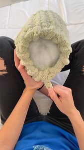 The classic long pillow pouf pattern will be featured in my book coming out in November!! Anyone else counting down the days!? Comment “book” and I’ll send you the info on preordering my book that is full of 17 different patterns, perfect for beginners! #book #pattern #pillow #decor #crafts #handknit #yarn #tutorial #blanket | Sab's Stuffies