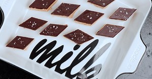 Chocolate Peanut Butter Diamonds