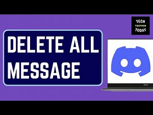 How to Delete All Messages on Discord DMs & Channels Working 2025
