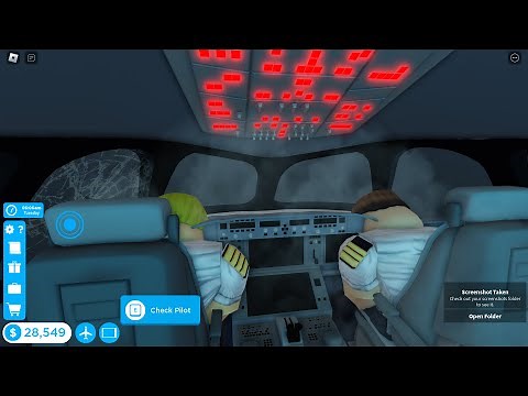 Roblox Cabin Crew Simulator - Airbus A350 Unconscious Pilots