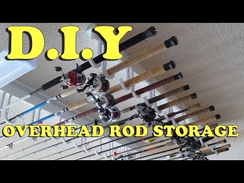 DIY: How to Build a Cheap, Easy Overhead Fishing Rod Storage Rack