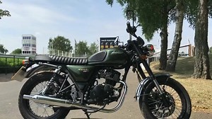 11K views · 92 reactions | We’re at Goodwood today riding this charming Bullit Hunt S 125! It’s available on the road for just £2,202 and certainly looks the part in this British Green colour scheme... | Bennetts | Facebook