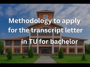 How to fill form for Transcript in TU for BE Student.#engineeringstudent #electrical #education