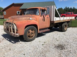 1956 Ford F500 Flatbed Dump Truck | Transportation