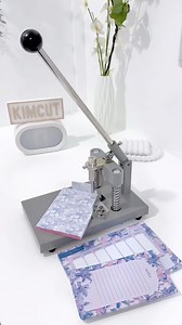 ASMR| 3in1 notepad set making. 🫶🏻 #kimcut #notepad | Kimcut