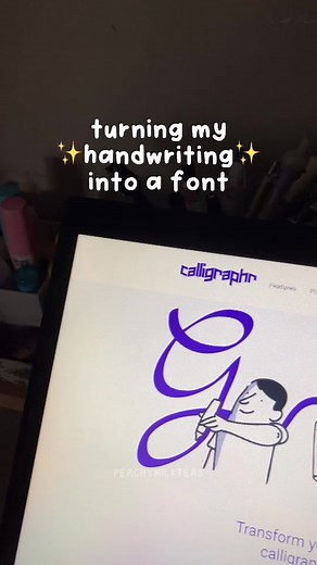 Transforming Handwriting into a Font | Cute Calligraphy Fonts